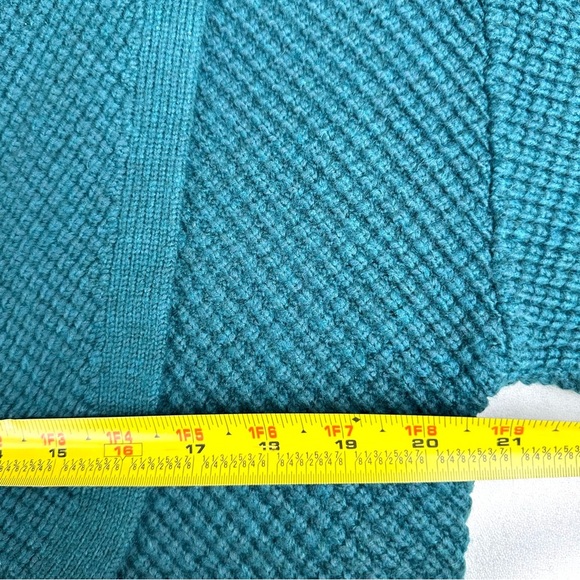 Express Reversible Mock Neck Crossover Sweater Asymmetrical Waffle NWT Office - Picture 11 of 12